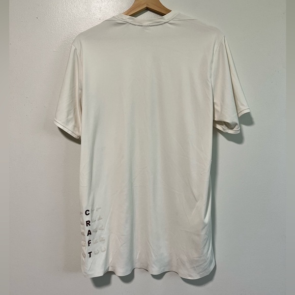 Craft Off-White Performance Tee - Men’s Size Medium - Picture 13 of 15